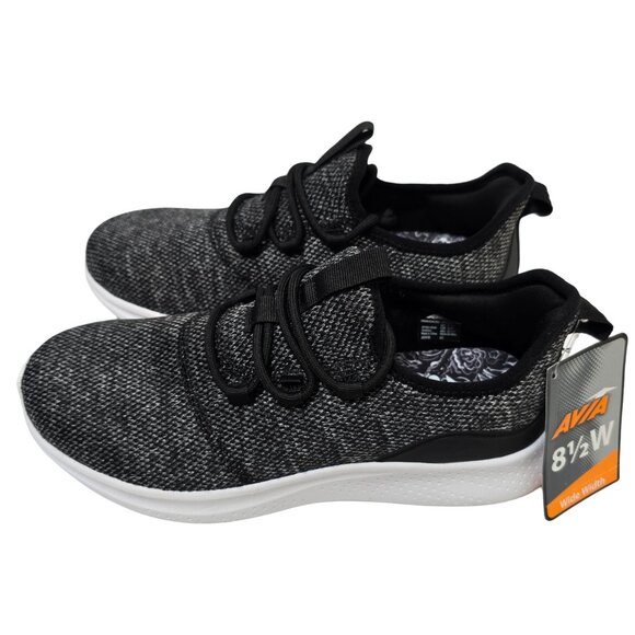 Avia Shoes - Womens Comfortable Memory Foam Lightweight Trainer Sneakers Avia Knit Black